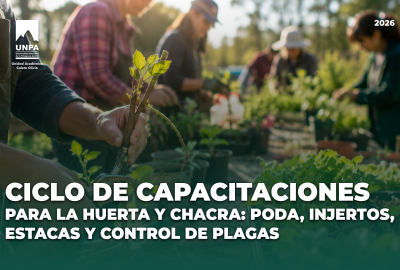 Ciclo de capacitaciones para la huerta y chacra: Poda, injertos, estacas y control de plagas