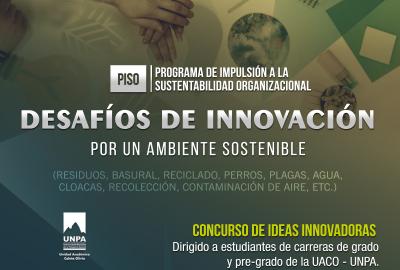 Flyer convocatoria Concurso Desafíos de Innovación