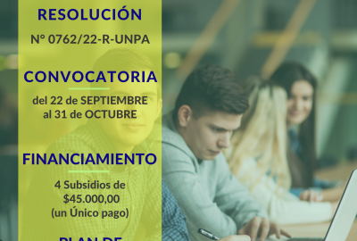 Flyer Convocatoria Becas Articulacion Graduados