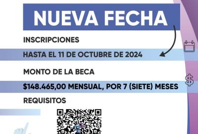 Flyer Becas de doctorado