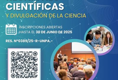 Flyer convocatoria reuniones científicas