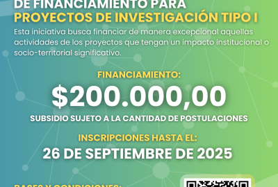 Flyer Convocatoria 2025 Subsidio extraordinario