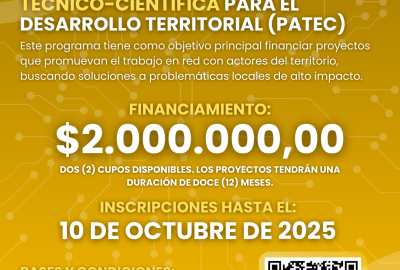 Flyer Convocatoria PATEC