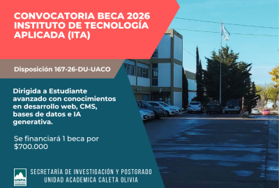 Flyer Convocatoria 2026 ITA