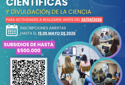 Flyer convocatoria reuniones científicas 2026